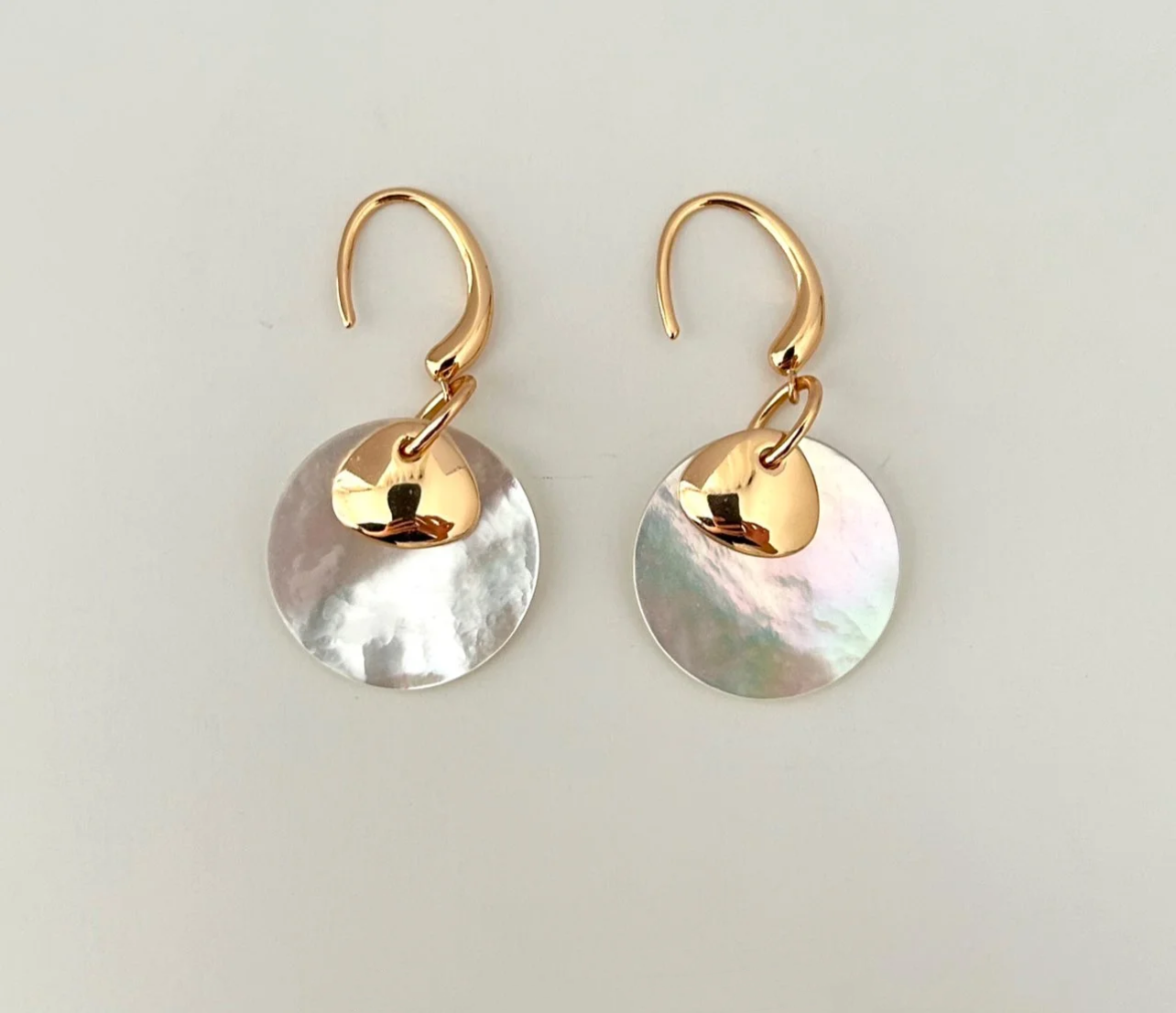 Lustrous Harmony Shell Drop Earrings