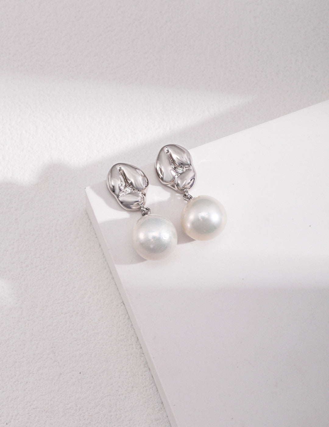 Timeless Tide Baroque Pearl Earrings