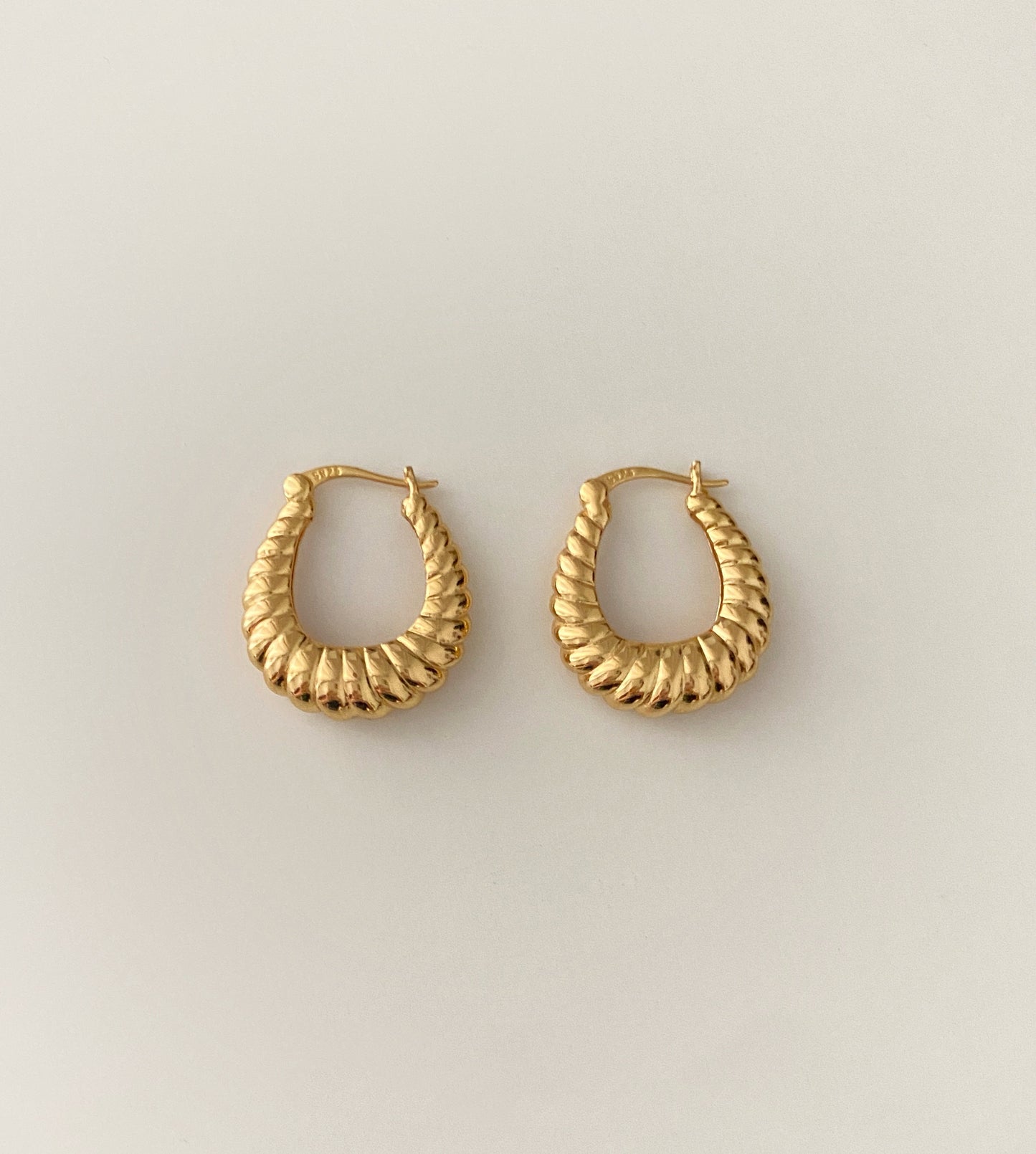 Golden Cascade Woven Drop Earrings