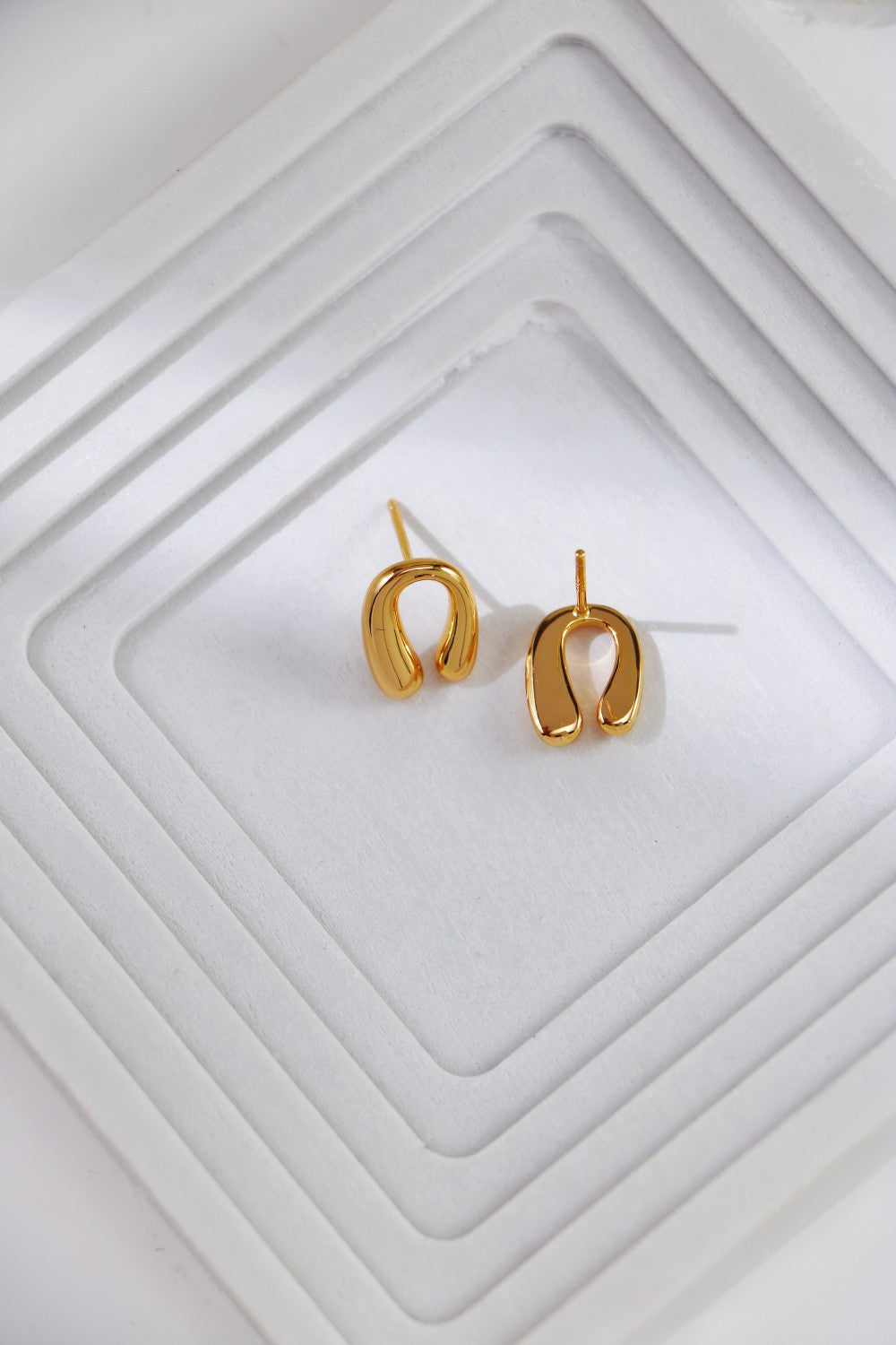 S925 Silver Horseshoe Earrings（2 colors）