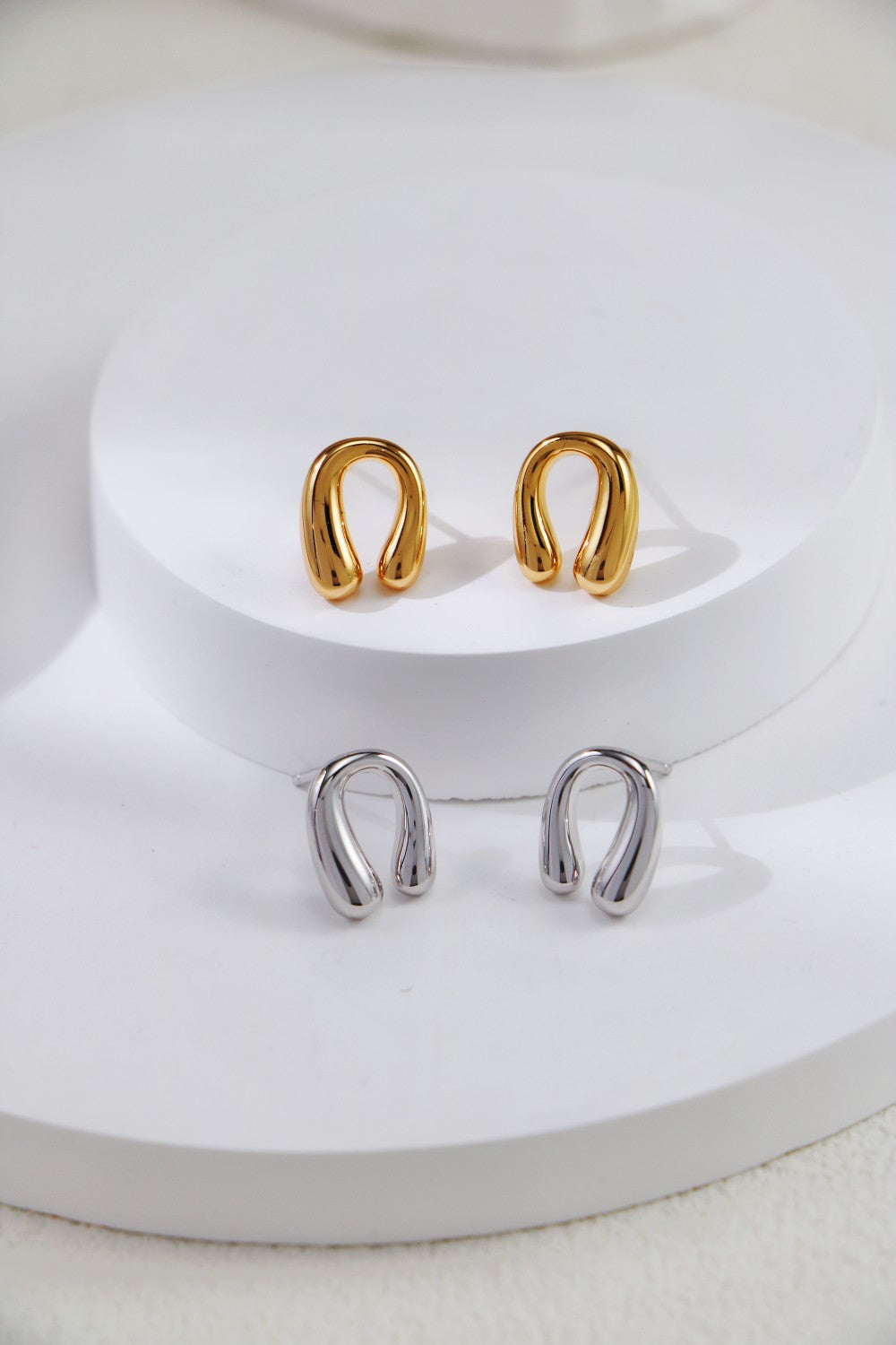 S925 Silver Horseshoe Earrings（2 colors）