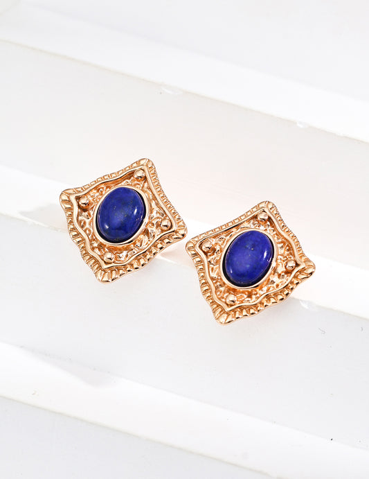 Sterling Silver Lapis Lazuli Earrings