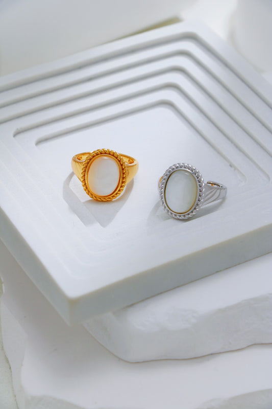 S925 Silver Shell Ring（2 colors）